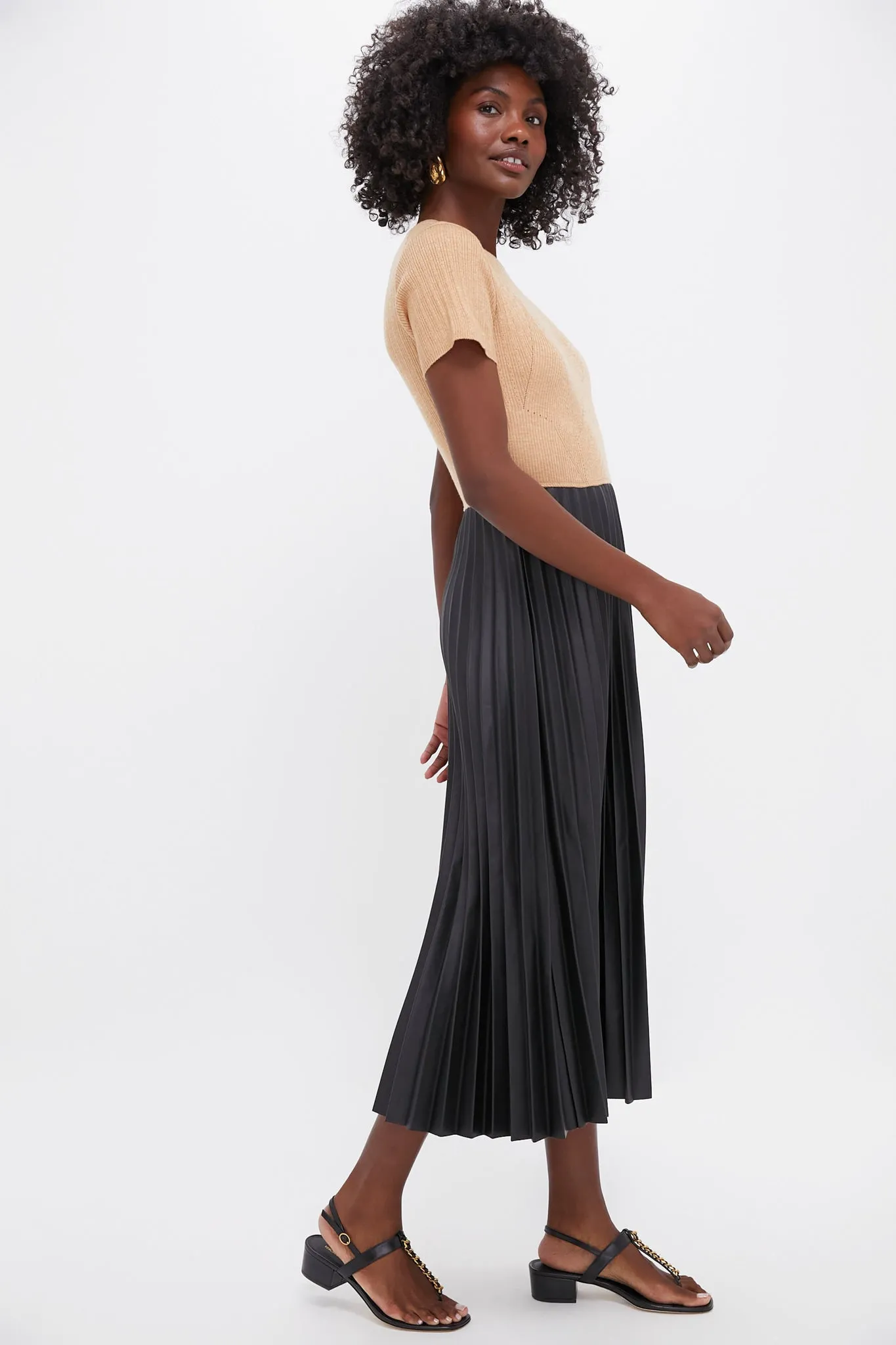 Black Mixed Media Tiffany Dress sold by Tuckernuck product image thumbnail 3