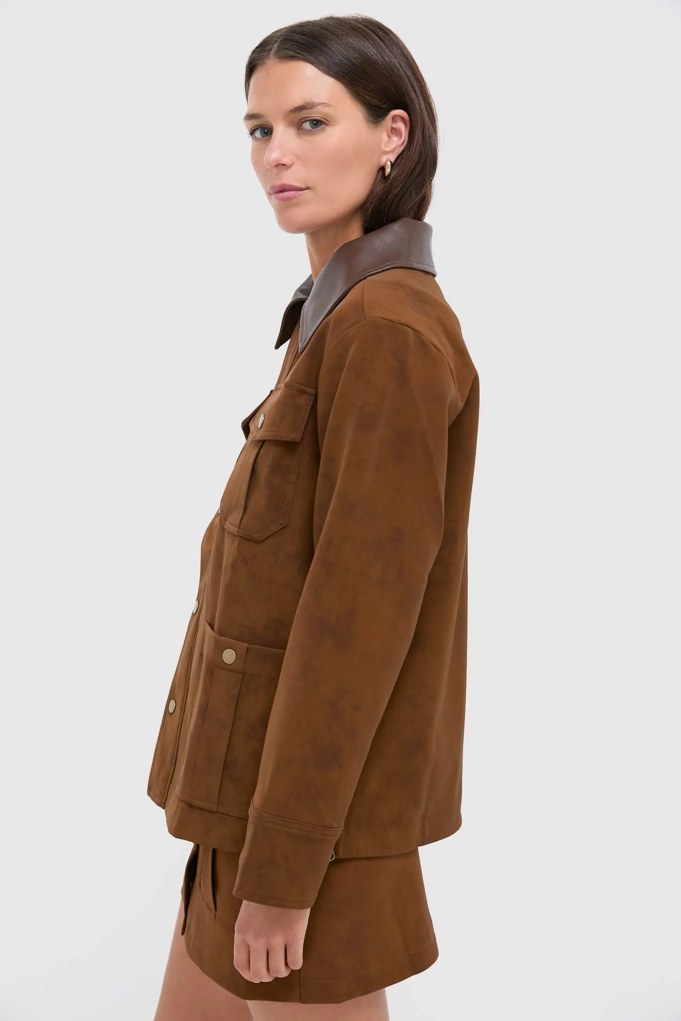 Brown Eloise Chore Jacket sold by Tuckernuck product image thumbnail 3