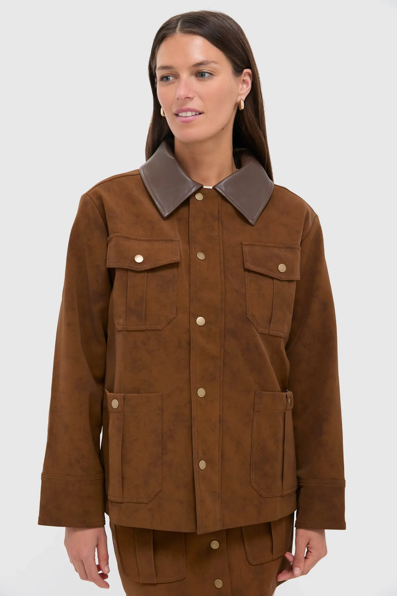 Brown Eloise Chore Jacket sold by Tuckernuck