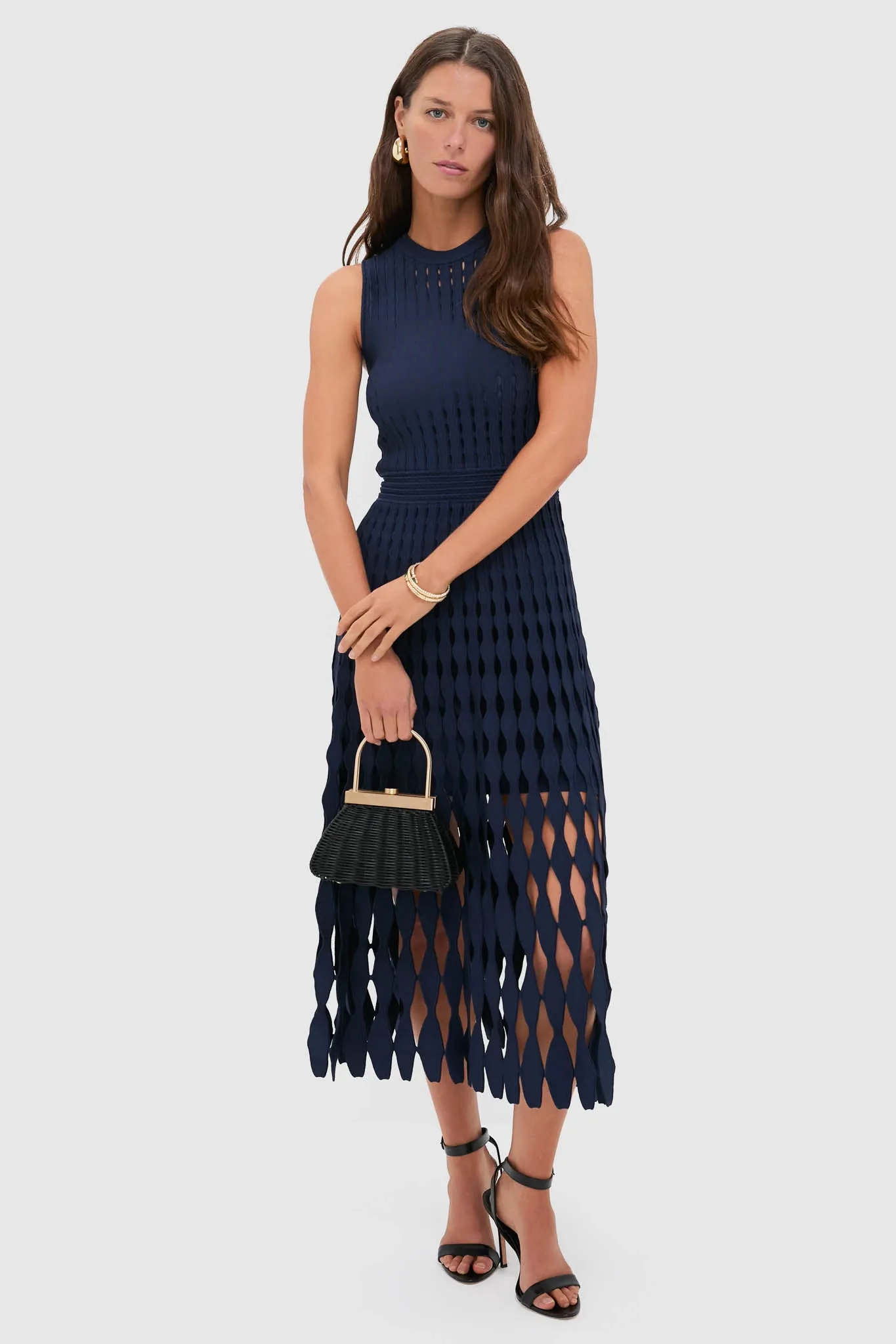 Shiny Gold, Emerald and Pave Wrap Around Cobra Bracelet sold by Tuckernuck product image thumbnail 3