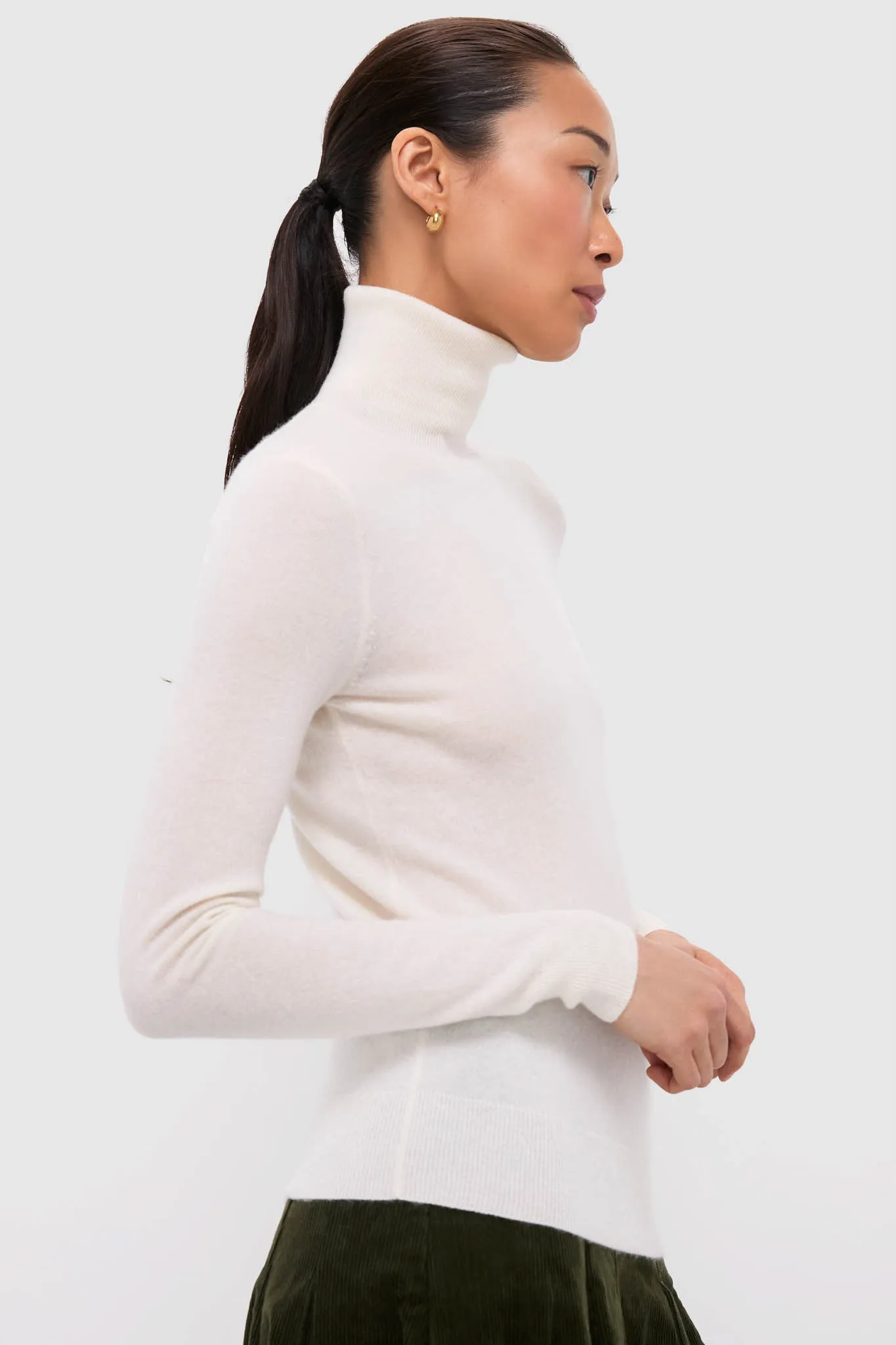 Cream Cashmere Long Sleeve Pullover sold by Tuckernuck product image thumbnail 3