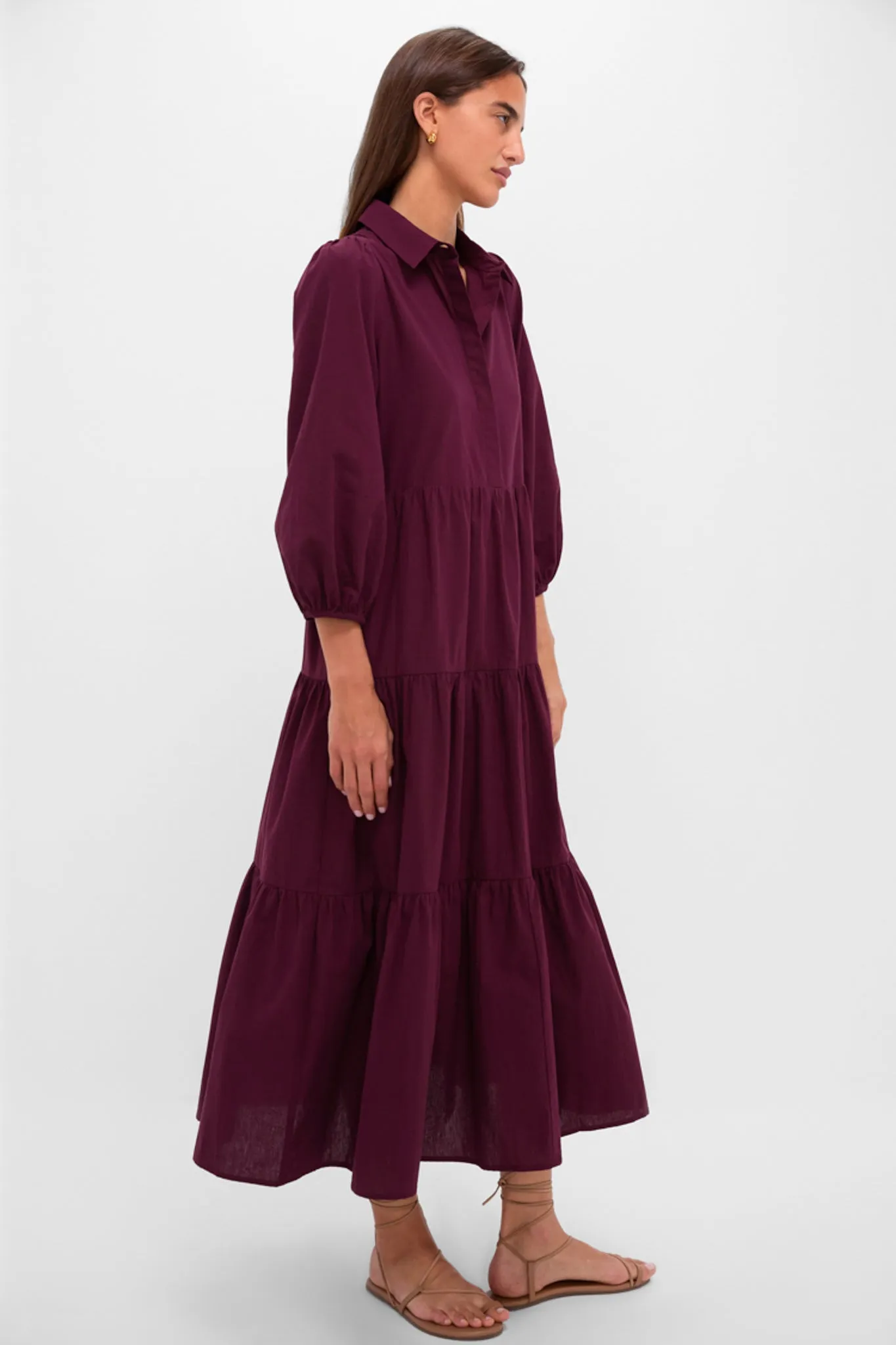 Winetasting Cotton Mabel Maxi Dress sold by Tuckernuck product image thumbnail 3