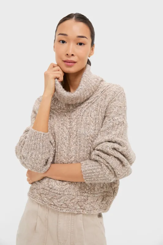 Taupe Brenda Sweater sold by Tuckernuck