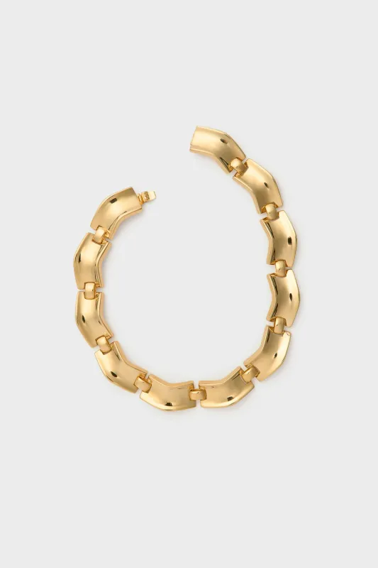 Gold Ellie Necklace sold by Tuckernuck