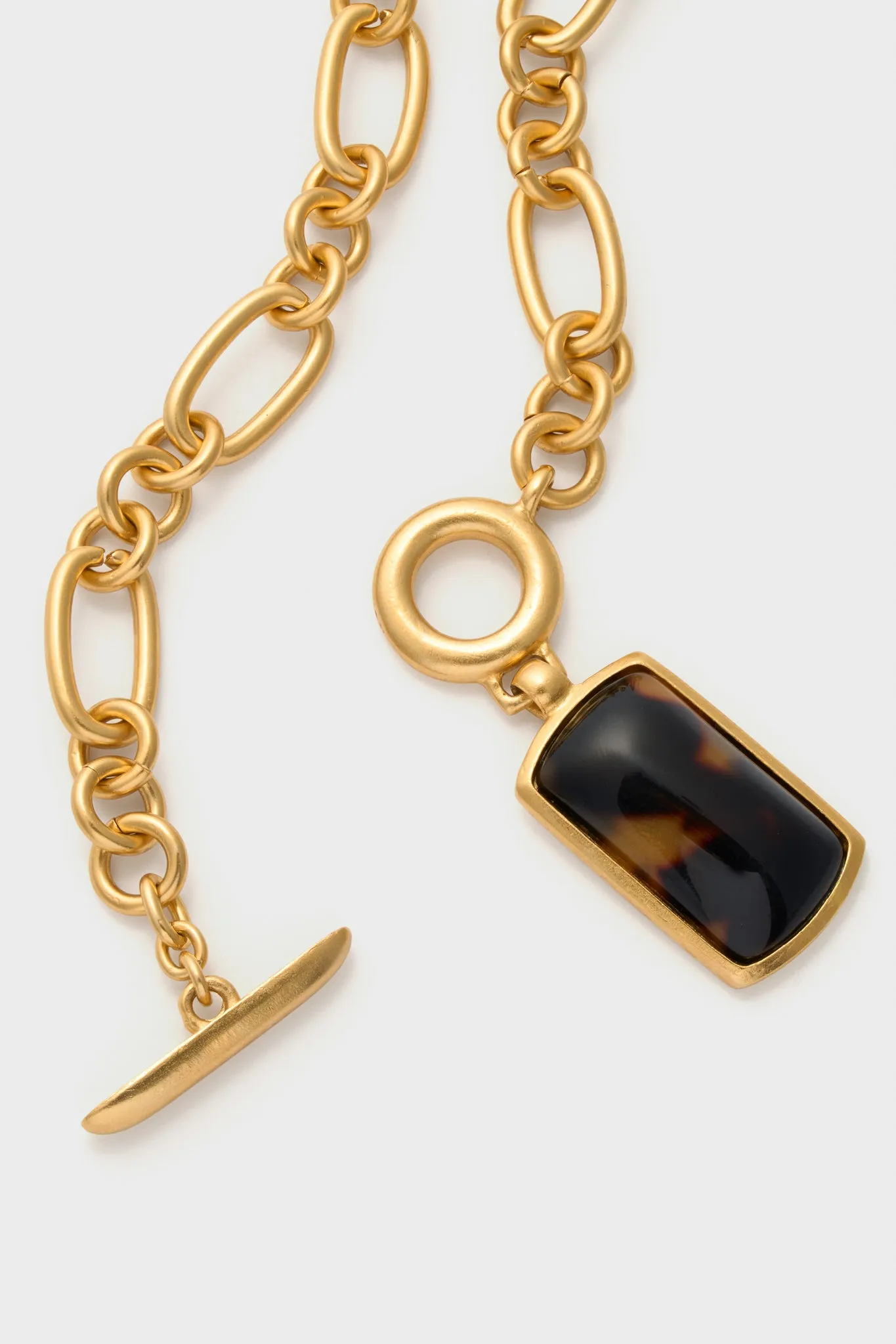 Gold Toggle Necklace with Tortoise Charm sold by Tuckernuck product image thumbnail 4