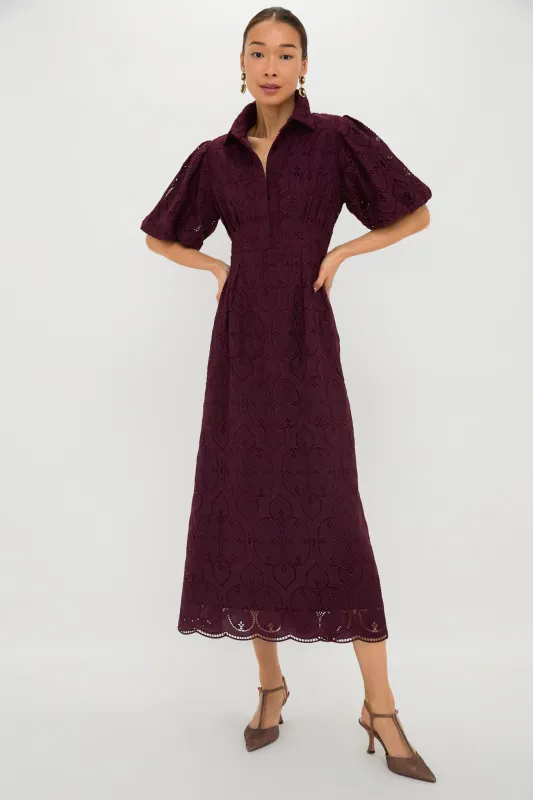 Winetasting Eyelet Delaney Dress sold by Tuckernuck
