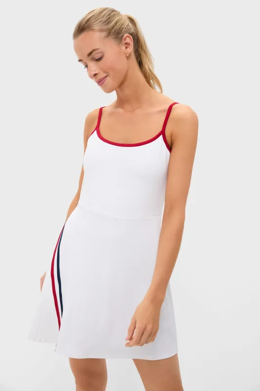 White Performance Jersey Cleo Tennis Tank Dress sold by Tuckernuck