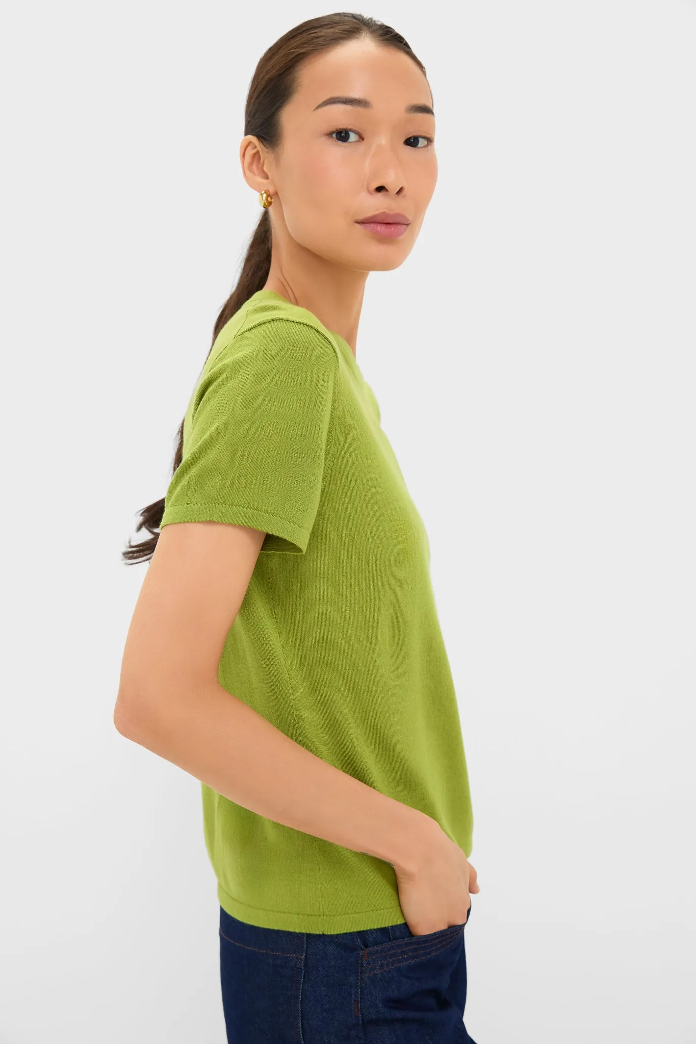 Woodbine Cashmere Silk Katie Tee sold by Tuckernuck product image thumbnail 3