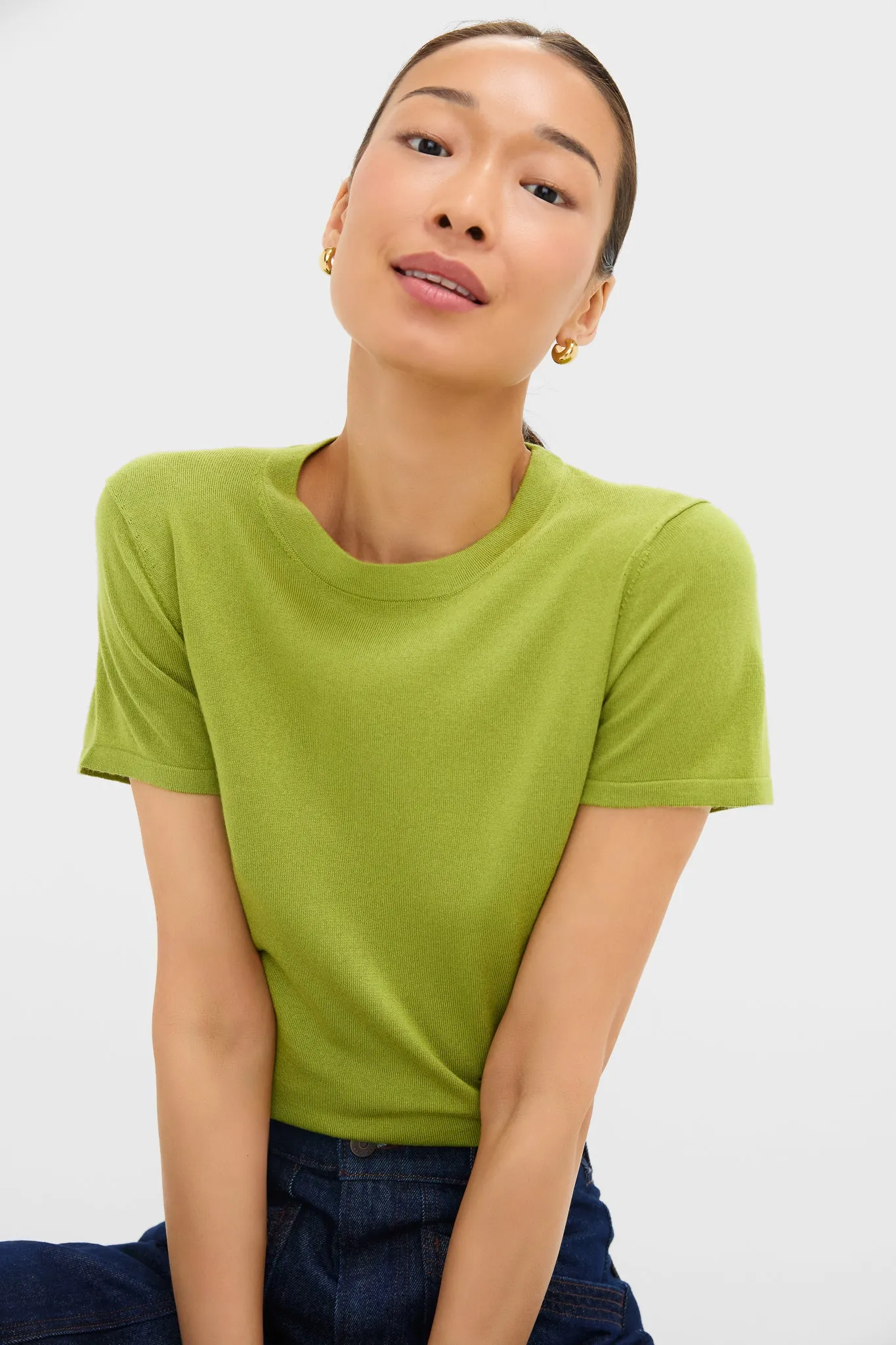 Woodbine Cashmere Silk Katie Tee sold by Tuckernuck product image thumbnail 5