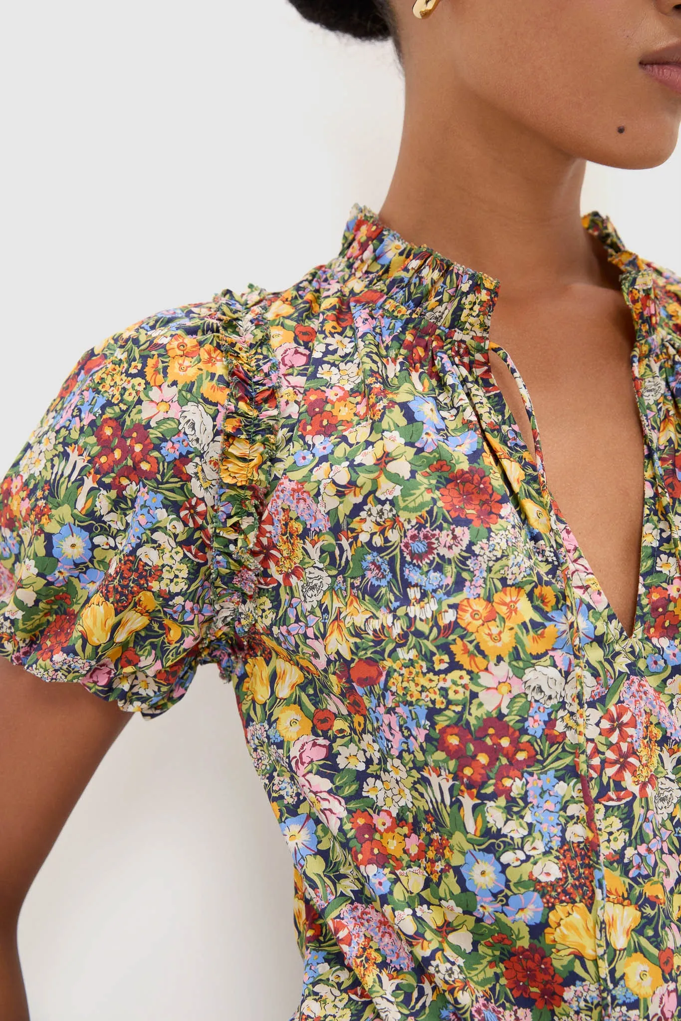 Cottage Garden Edith Short Sleeve Mini Dress sold by Tuckernuck product image thumbnail 5