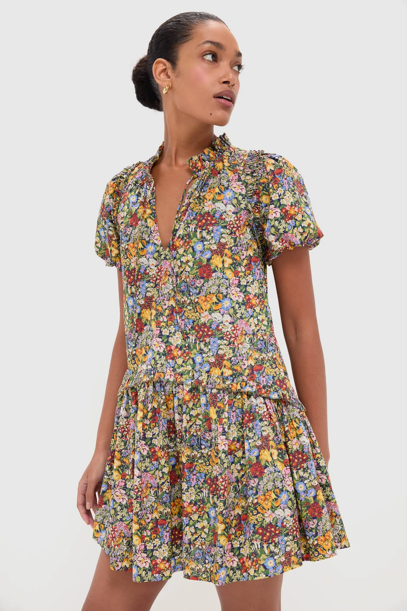 Cottage Garden Edith Short Sleeve Mini Dress sold by Tuckernuck product image thumbnail 3