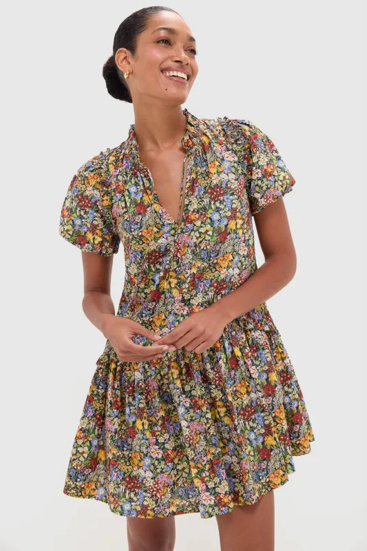 Cottage Garden Edith Short Sleeve Mini Dress sold by Tuckernuck