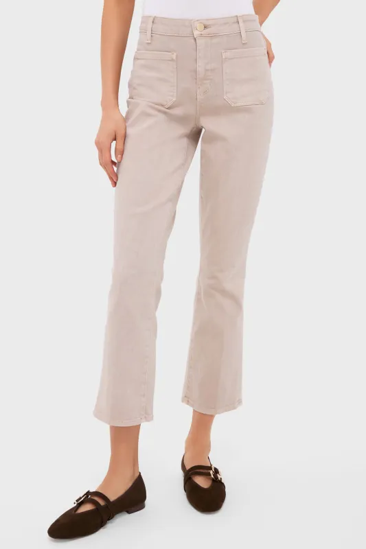 Biscuit Noya High Rise Patch Pocket Slim Flare sold by Tuckernuck