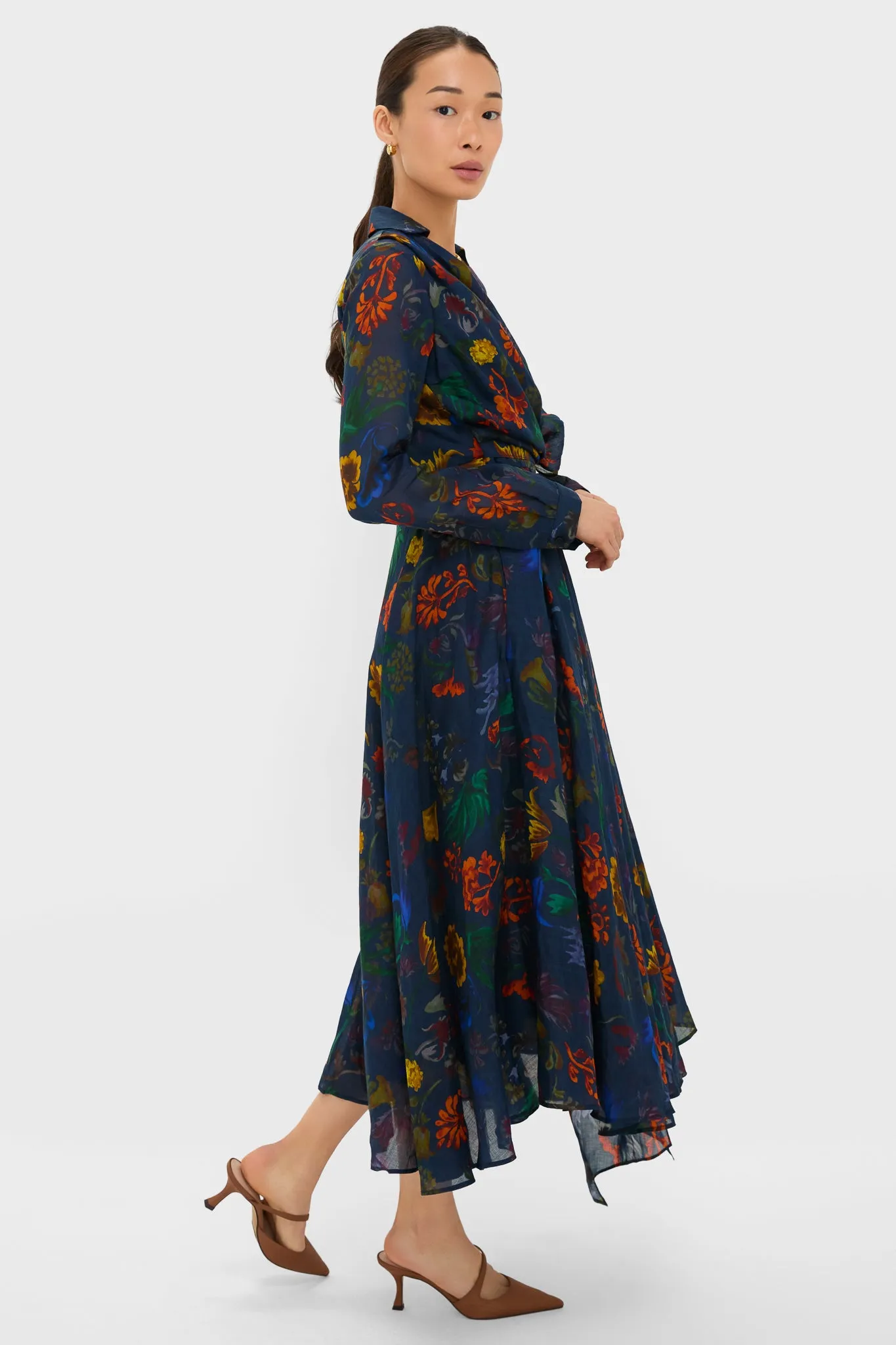 Dark Floral Sash Yay! Dress sold by Tuckernuck product image thumbnail 3