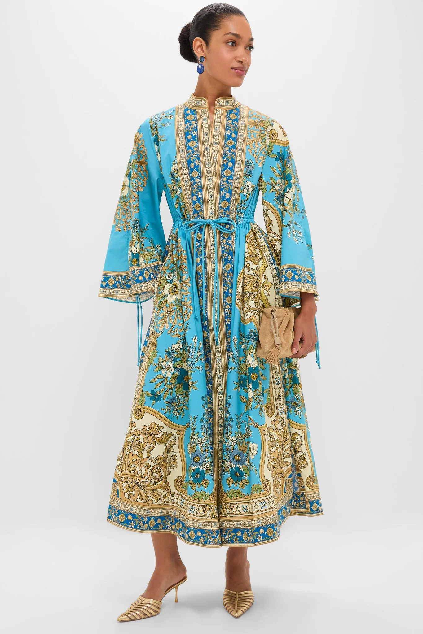 Blue Cassie Pool Midi Dress sold by Tuckernuck product image thumbnail 2