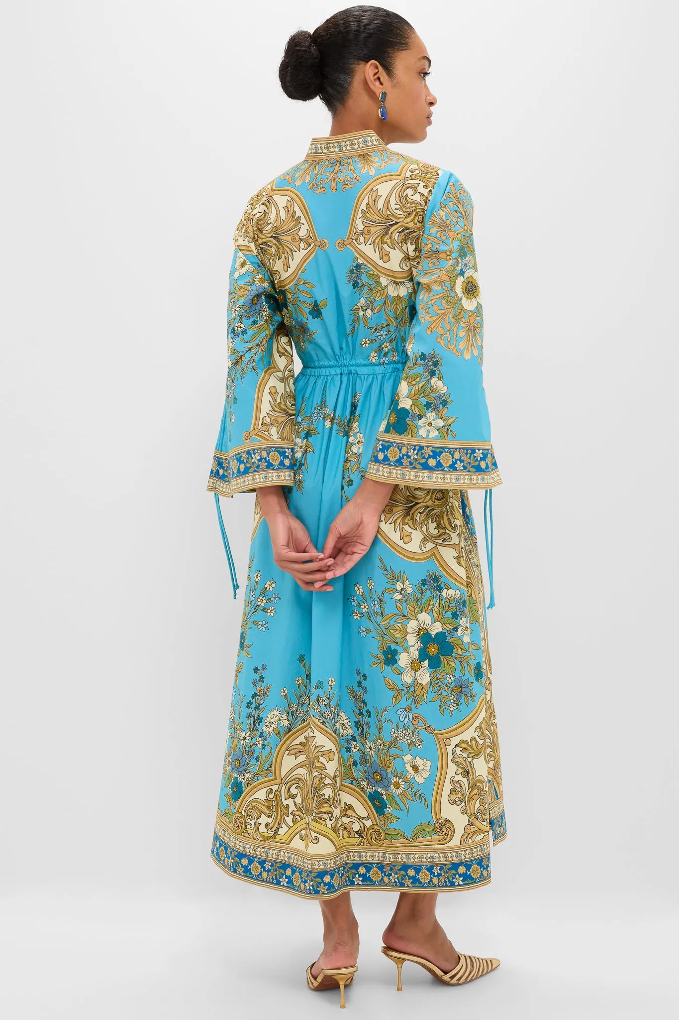 Blue Cassie Pool Midi Dress sold by Tuckernuck product image thumbnail 4