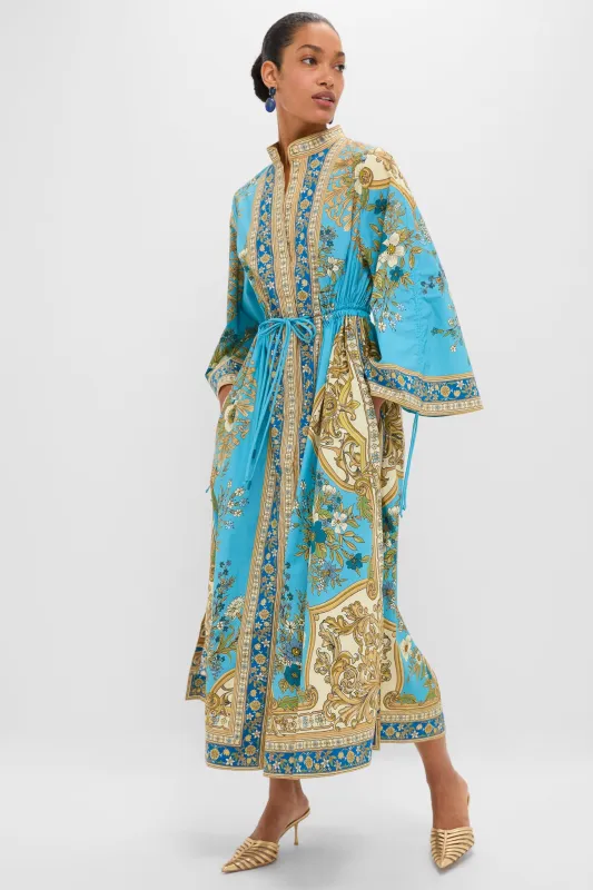 Blue Cassie Pool Midi Dress sold by Tuckernuck