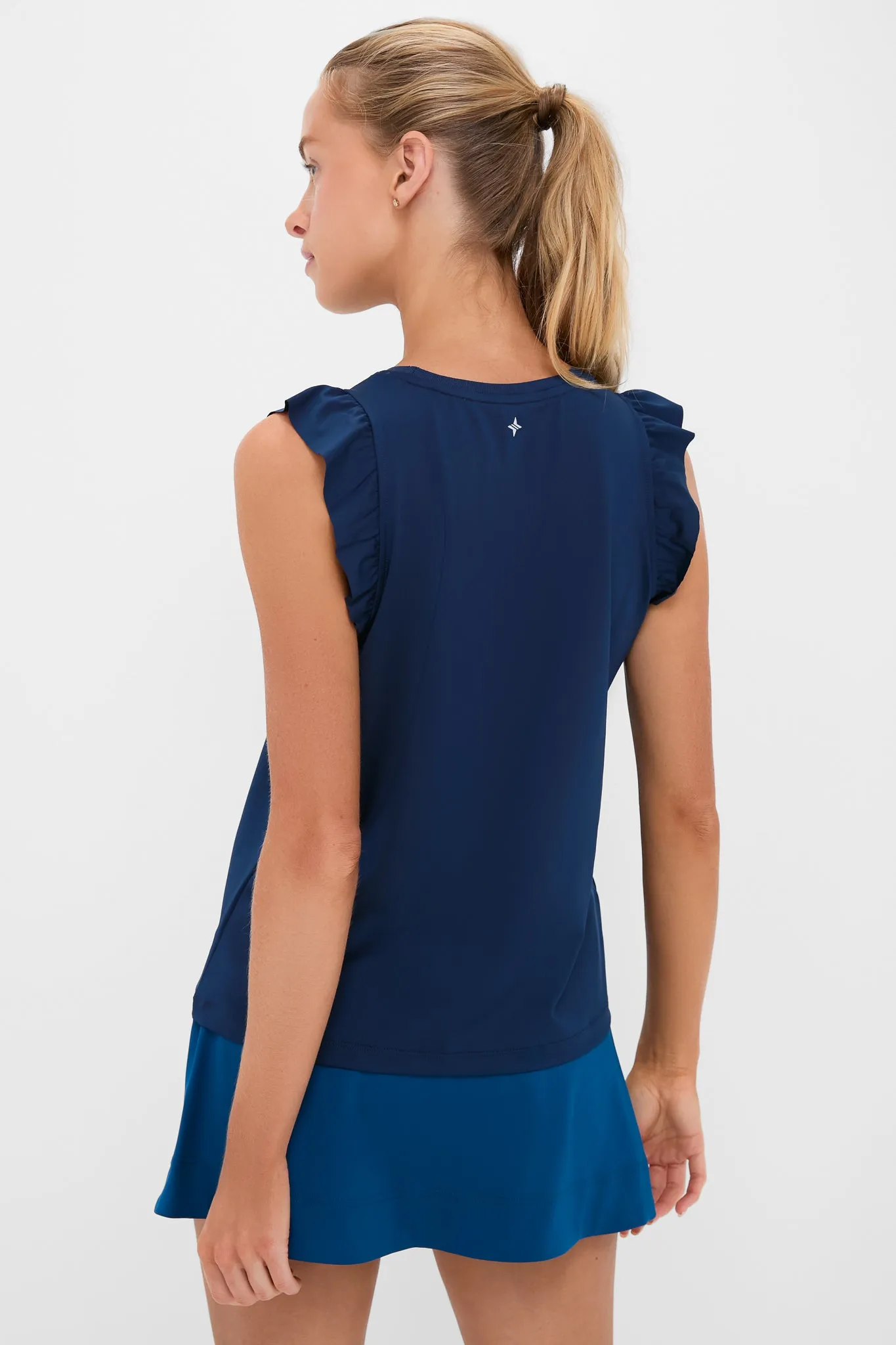 Poseidon Ruffle Performance Jersey Lea Tank sold by Tuckernuck product image thumbnail 4