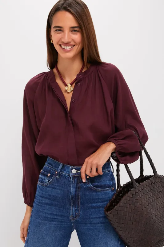 Winetasting Sawyer Blouse sold by Tuckernuck