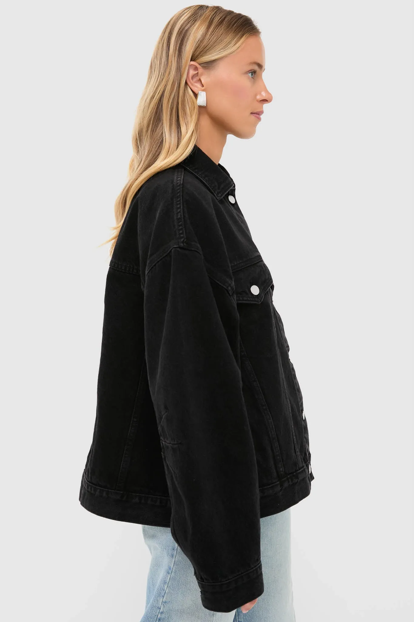 Vintage Black Sia Denim Jacket sold by Tuckernuck product image thumbnail 3