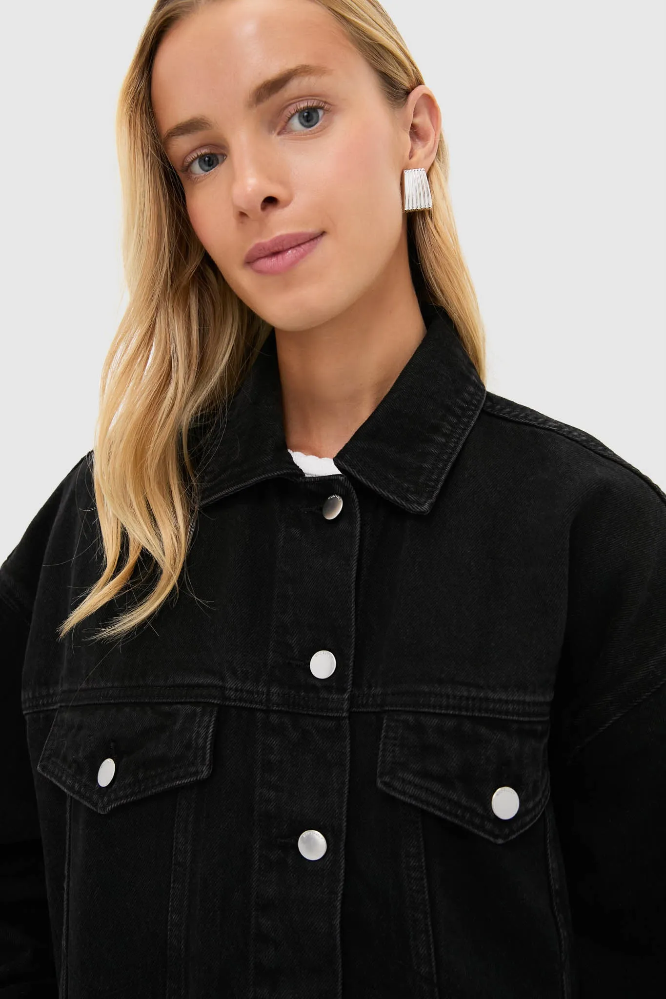 Vintage Black Sia Denim Jacket sold by Tuckernuck product image thumbnail 5