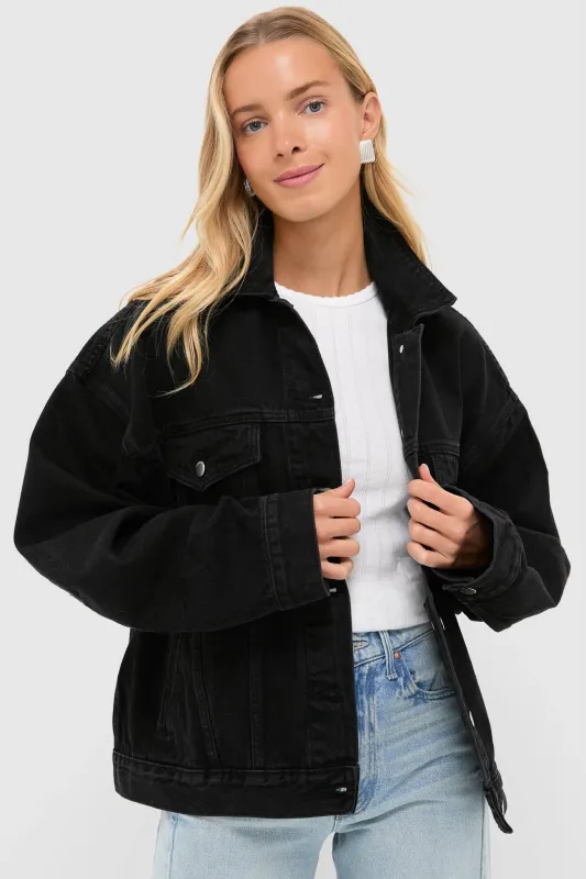 Vintage Black Sia Denim Jacket sold by Tuckernuck