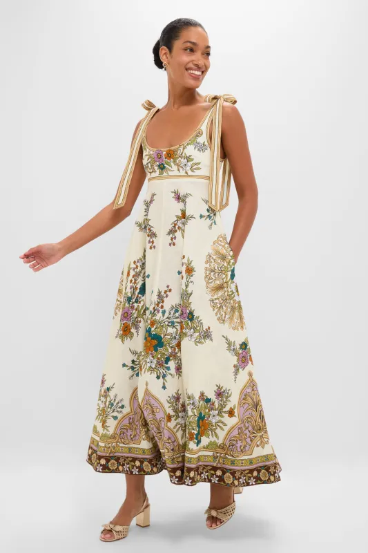 Crema Antoinette Ballet Midi Sundress sold by Tuckernuck