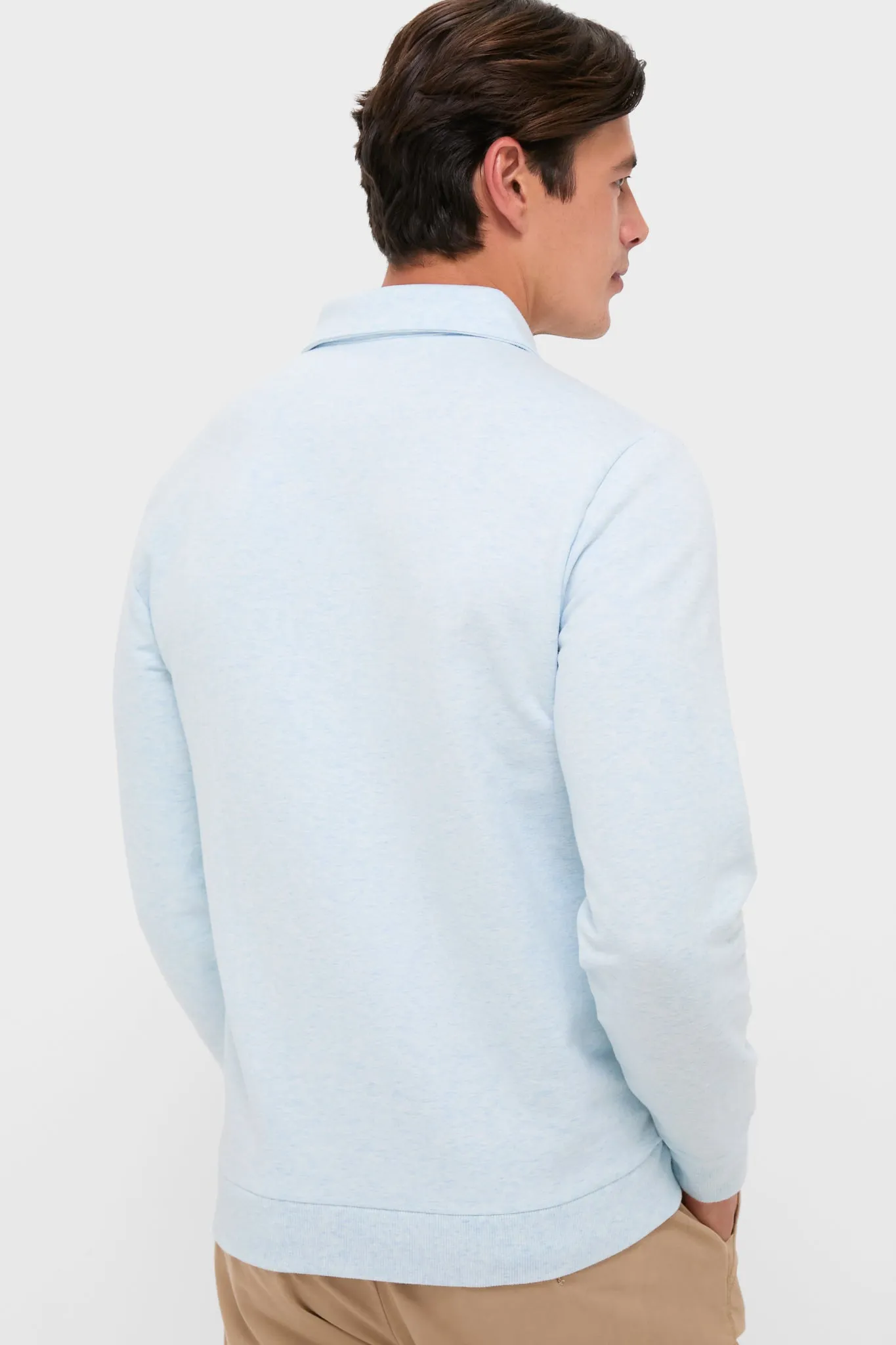 Heathered Ice Collared Sweatshirt sold by Tuckernuck product image thumbnail 4