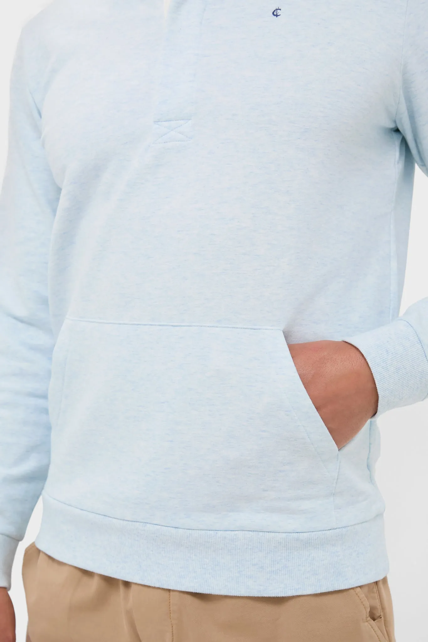 Heathered Ice Collared Sweatshirt sold by Tuckernuck product image thumbnail 5