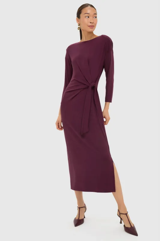 Winetasting Side Tie Elspeth Maxi Dress sold by Tuckernuck