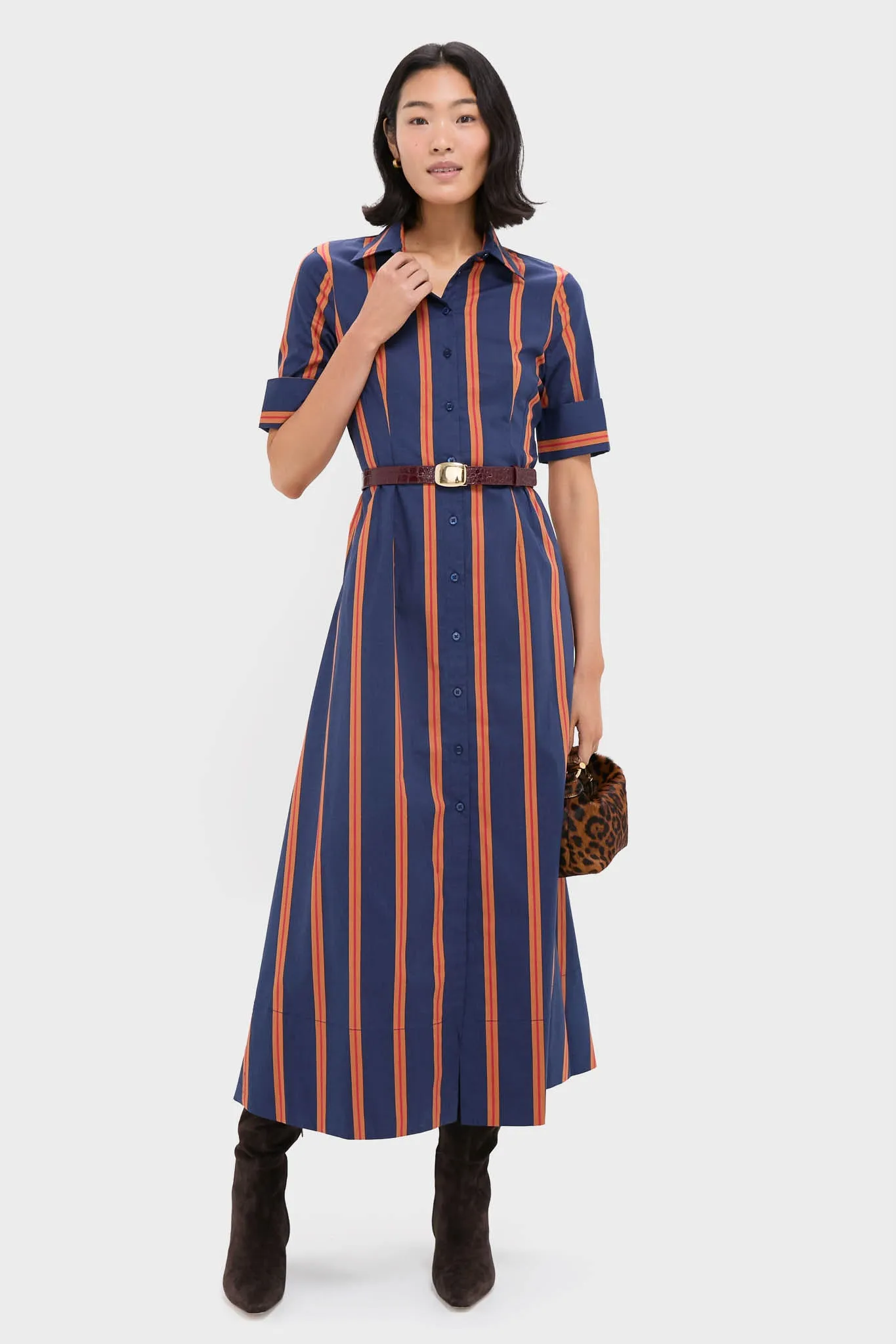 Railroad Stripe Joan Dress sold by Tuckernuck product image thumbnail 2