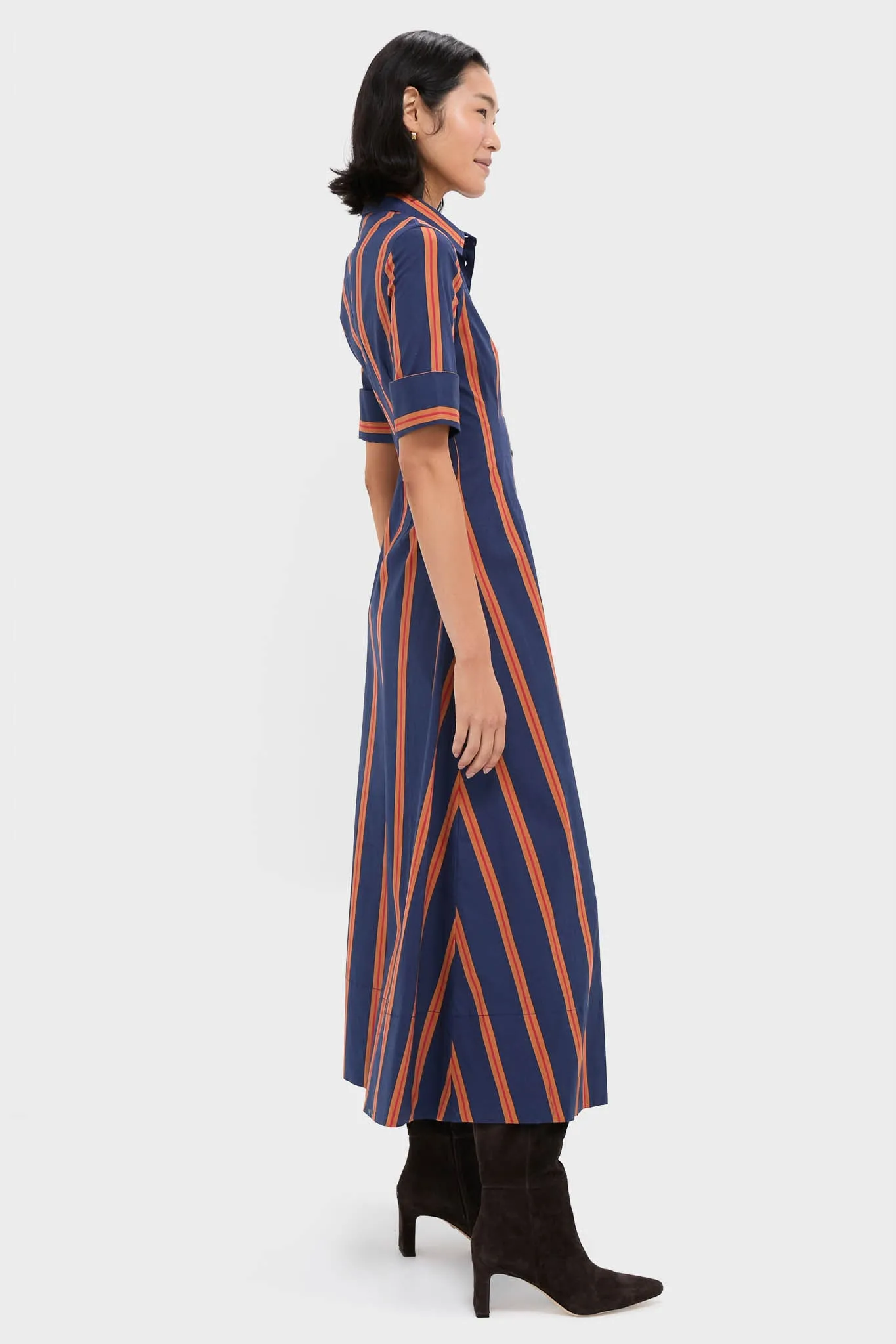 Railroad Stripe Joan Dress sold by Tuckernuck product image thumbnail 3