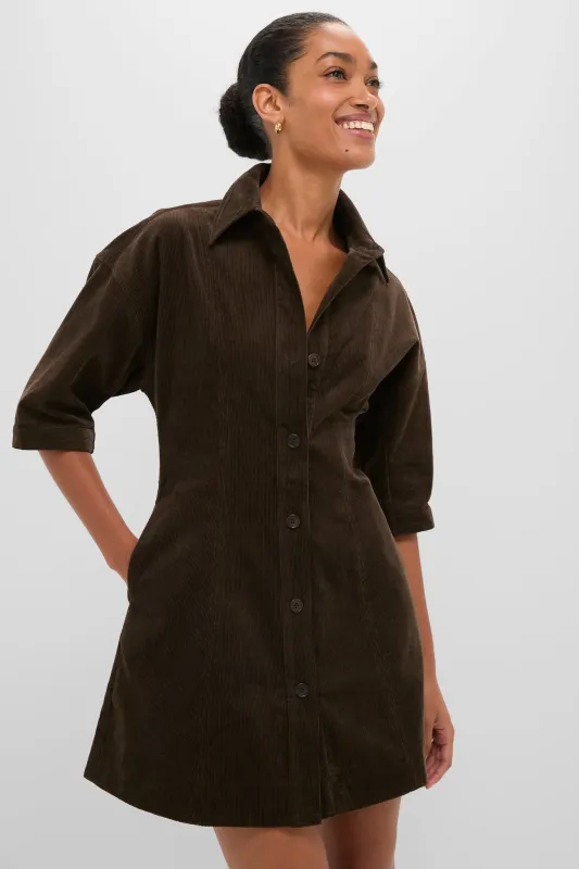 Carob Luz Mini Dress sold by Tuckernuck