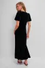 Black Velvet Melodie Dress sold by Tuckernuck