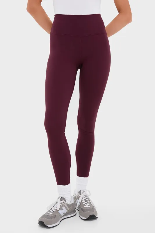 Winetasting High Rise Long Compression Spandex MacKenzie Legging sold by Tuckernuck