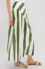 Green Stripe Nature Midi Skirt sold by Tuckernuck