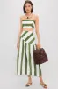 Green Stripe Nature Midi Skirt sold by Tuckernuck