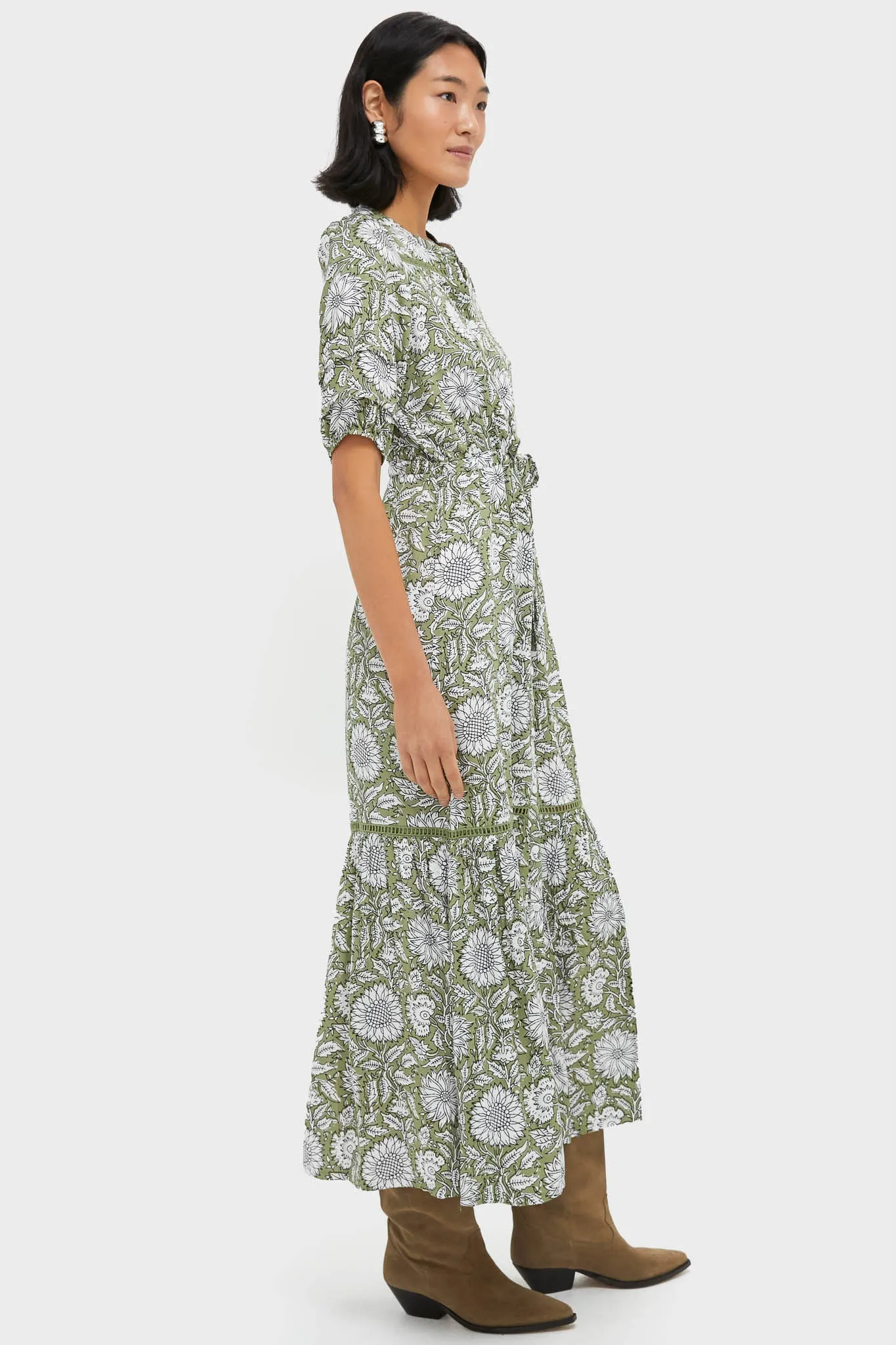 Arles Gothic Olive Lucy 4 Short Sleeve Dress sold by Tuckernuck product image thumbnail 3