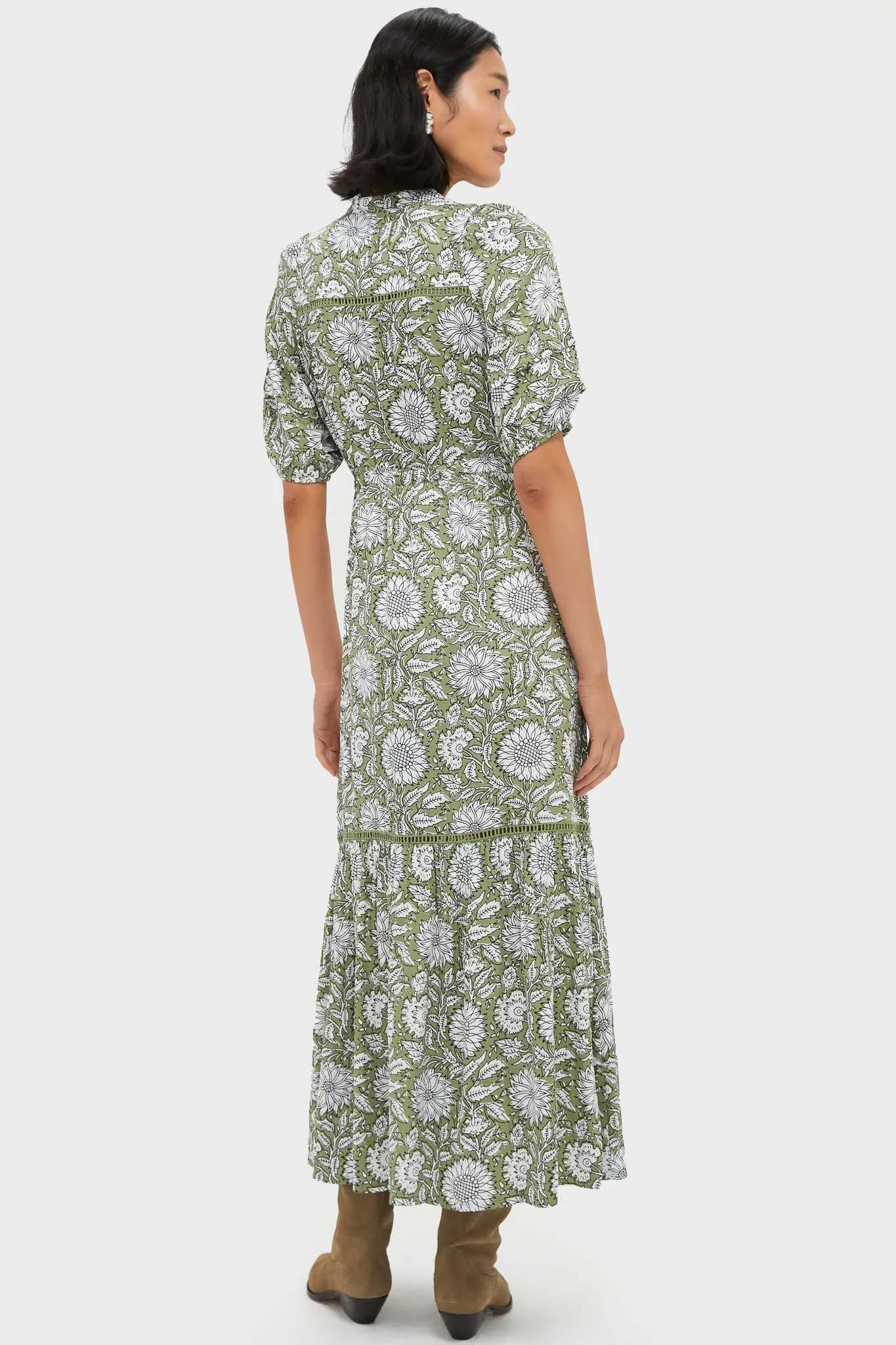 Arles Gothic Olive Lucy 4 Short Sleeve Dress sold by Tuckernuck product image thumbnail 4