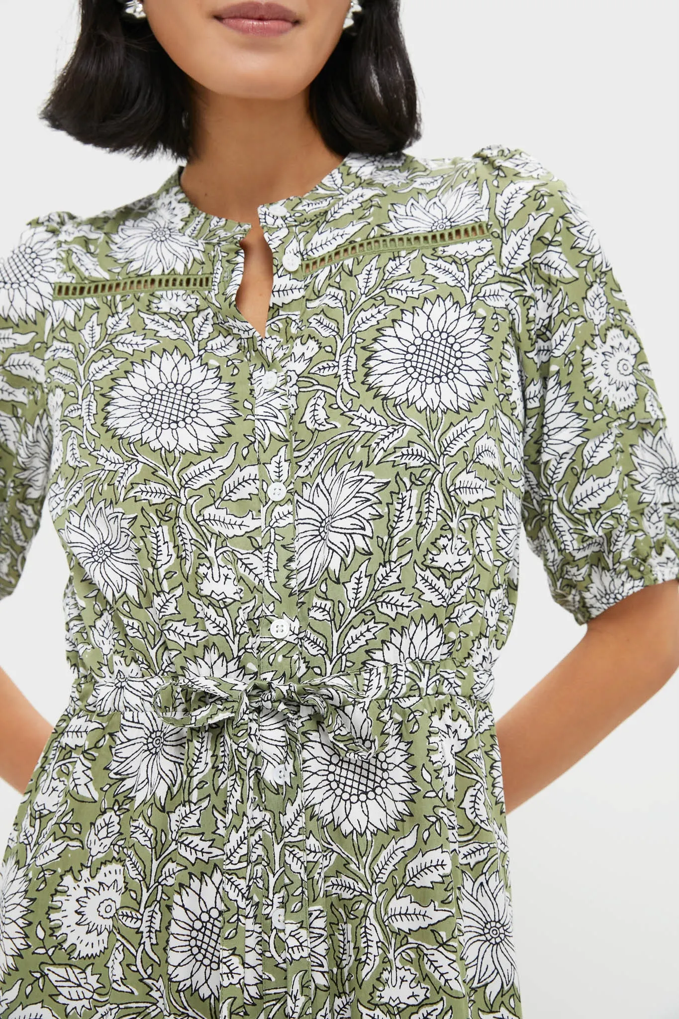 Arles Gothic Olive Lucy 4 Short Sleeve Dress sold by Tuckernuck product image thumbnail 5