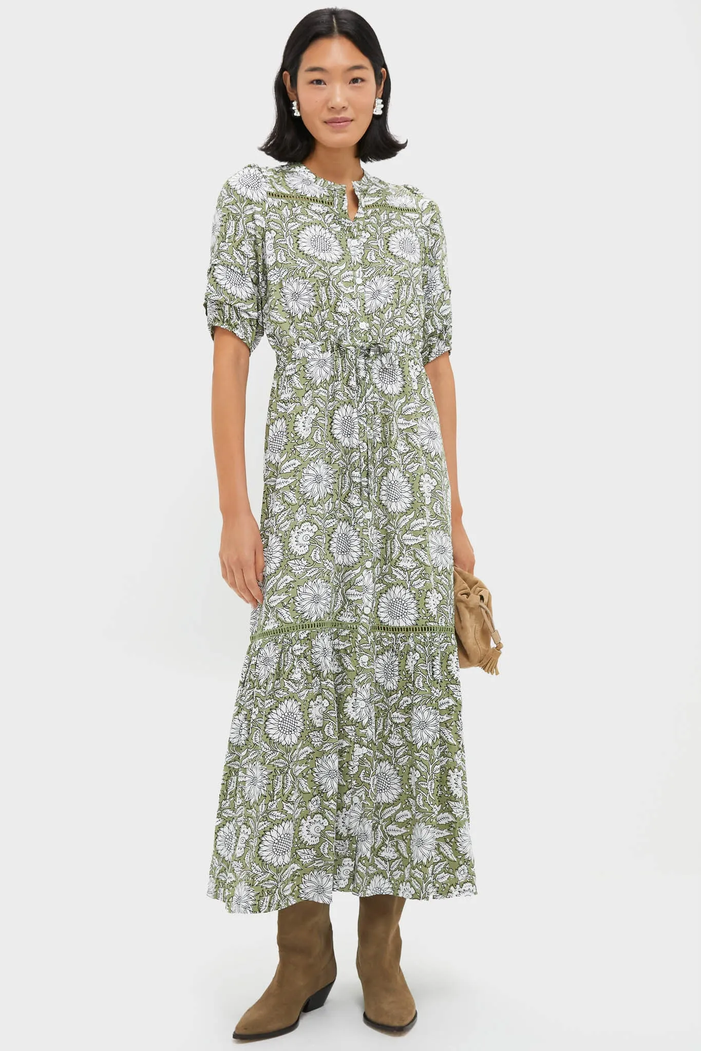 Arles Gothic Olive Lucy 4 Short Sleeve Dress sold by Tuckernuck product image thumbnail 2