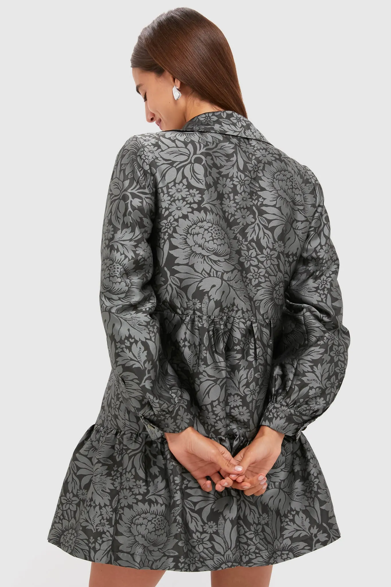 Emerald Mirasol Jacquard Alette Dress sold by Tuckernuck product image thumbnail 4