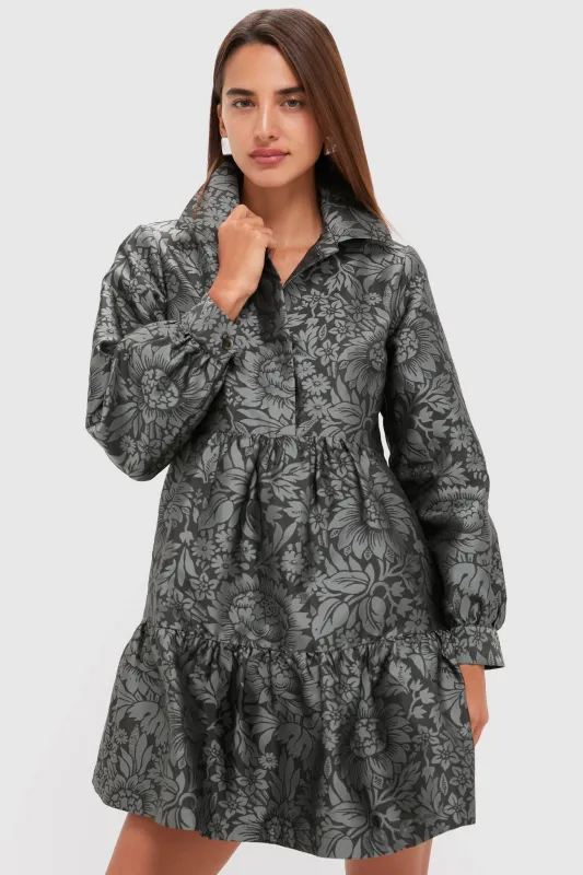 Emerald Mirasol Jacquard Alette Dress sold by Tuckernuck