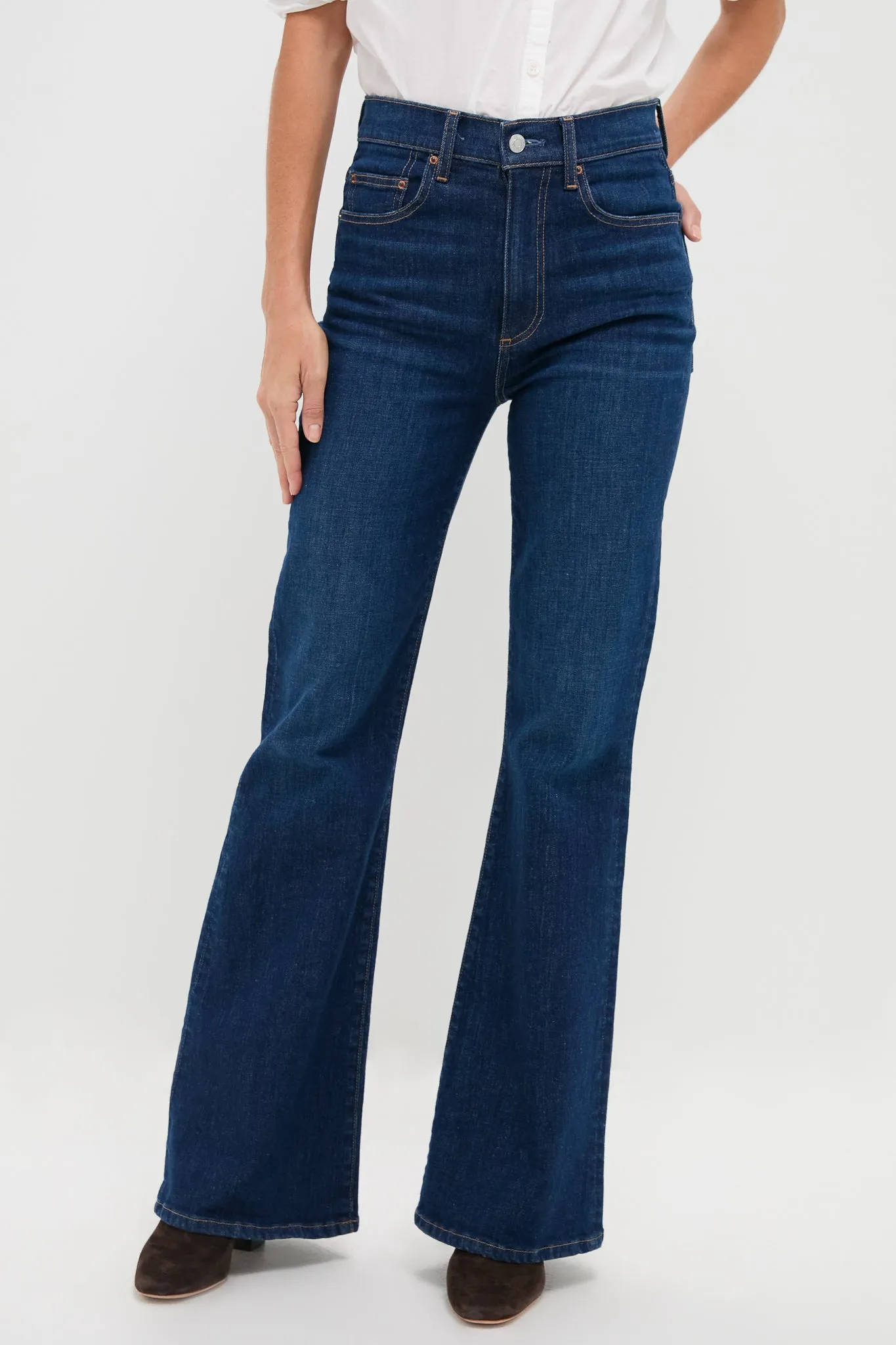 Zoe Gigi High Rise Skinny Flare sold by Tuckernuck