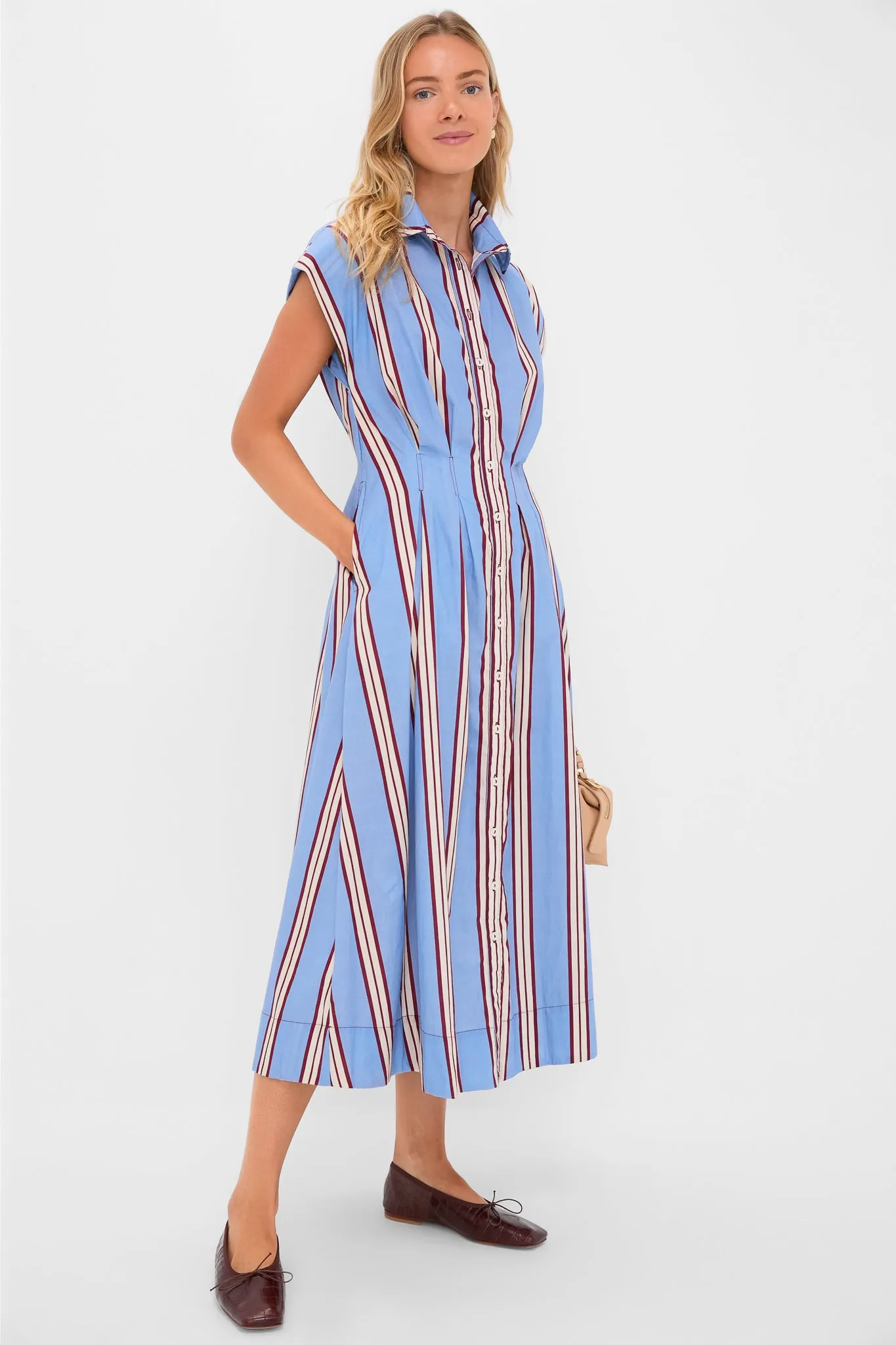 Striped Mirante Shirt Dress sold by Tuckernuck product image thumbnail 2