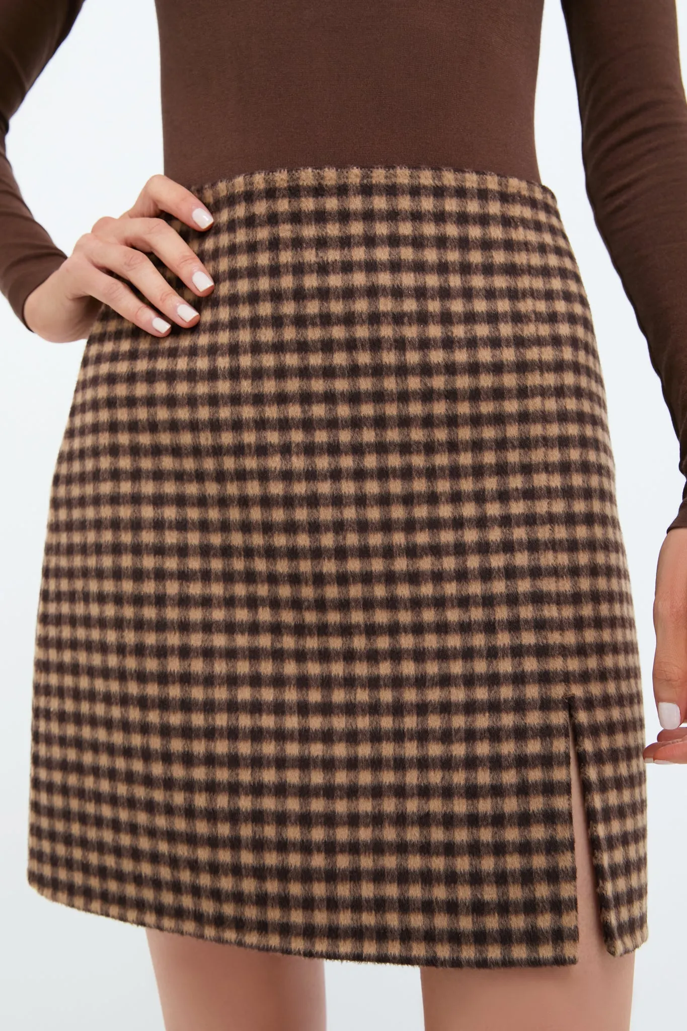 Noir and Noisette Mimi Mini Skirt sold by Tuckernuck product image thumbnail 5