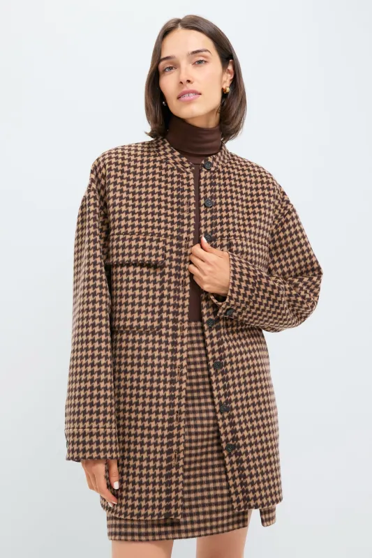 Noir and Noisette Florian Coat sold by Tuckernuck