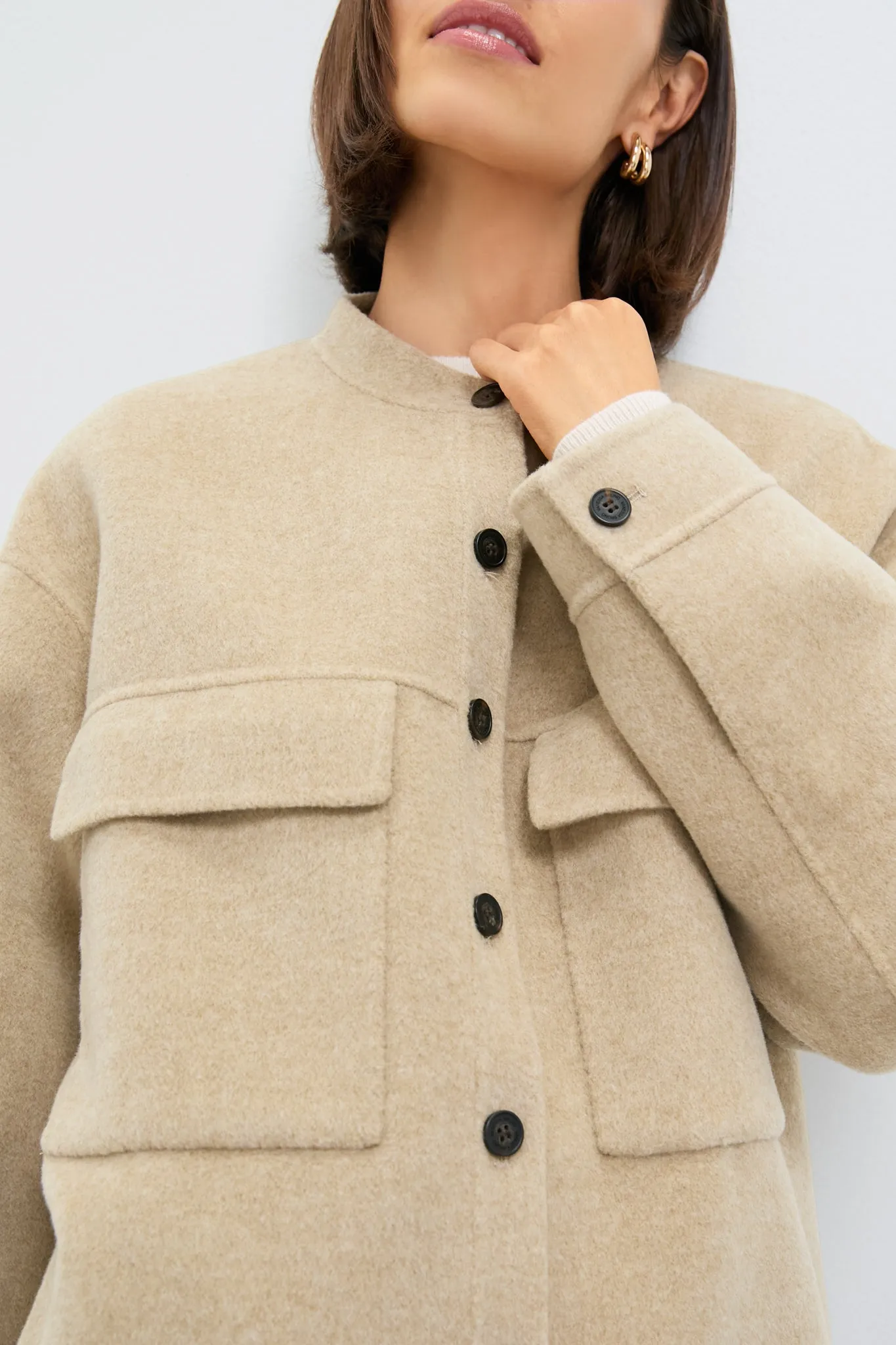 Beige Chine Florian Coat sold by Tuckernuck product image thumbnail 5