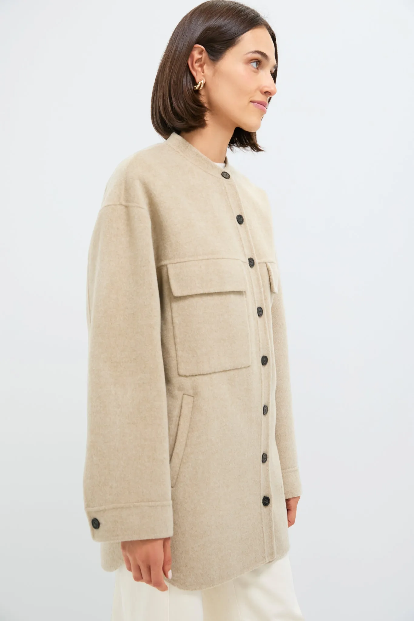 Beige Chine Florian Coat sold by Tuckernuck product image thumbnail 3