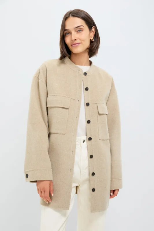 Beige Chine Florian Coat sold by Tuckernuck